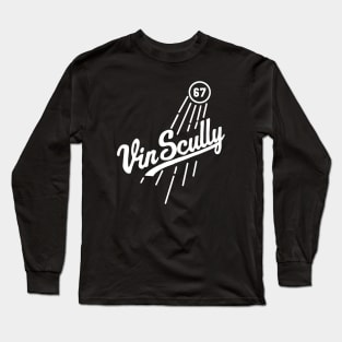 Vin Scully Microphone Long Sleeve T-Shirt